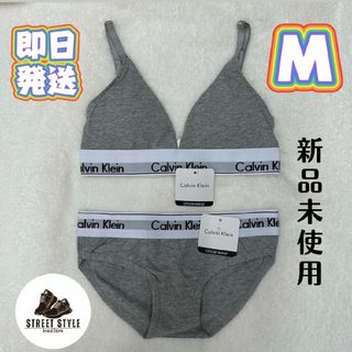 カルバンクライン(Calvin Klein)の新品未使用♡　Mサイズカルバンクライン　レディース　ブラ　ショーツセット(ブラ&ショーツセット)