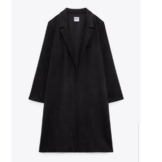 ザラ(ZARA)の新品同様　ZARA　フェイク　スエード　コート(ロングコート)