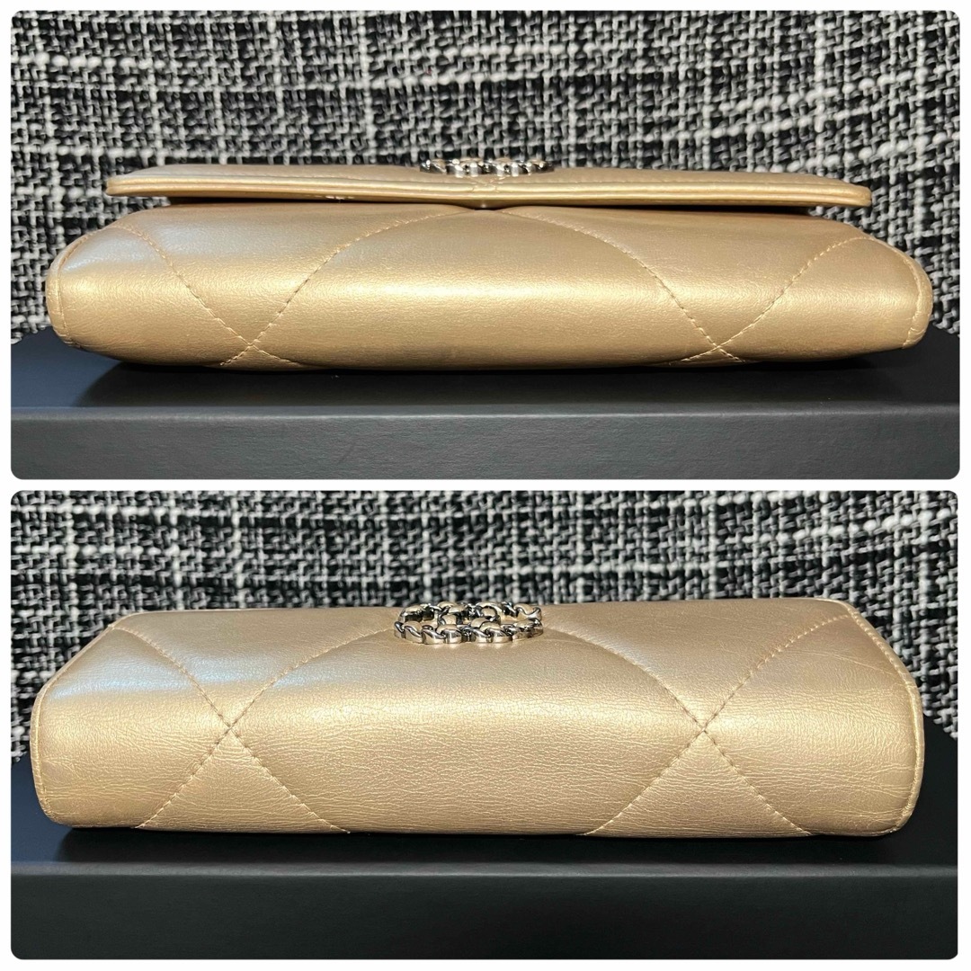 CHANEL - CHANEL ⭐︎31番台 シャネル19 ディズヌフ 長財布 CHANEL - CHANEL ⭐︎31番台 シャネル19 ディズヌフ 長財布