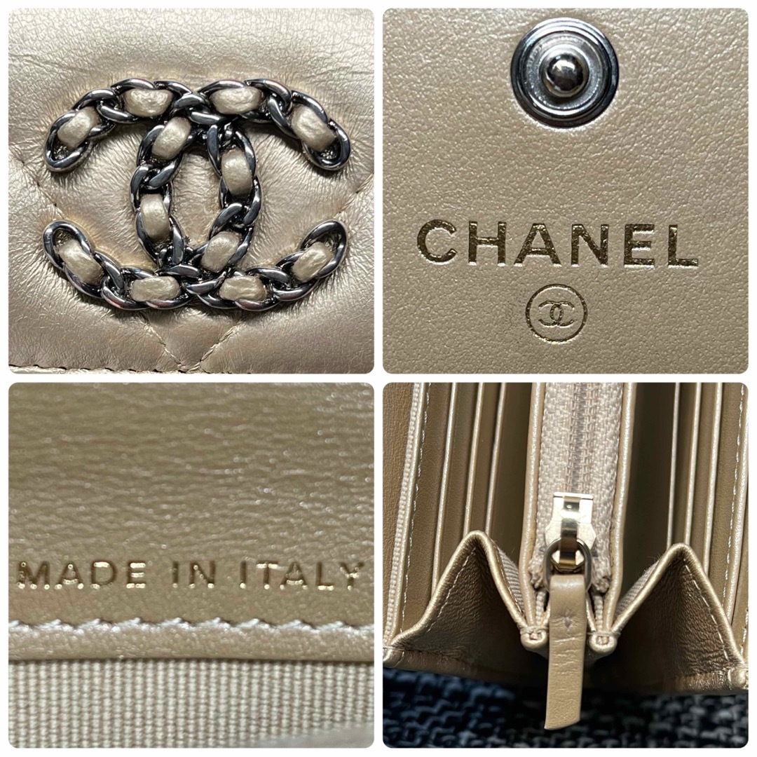 CHANEL - CHANEL ⭐︎31番台 シャネル19 ディズヌフ 長財布 CHANEL - CHANEL ⭐︎31番台 シャネル19 ディズヌフ 長財布
