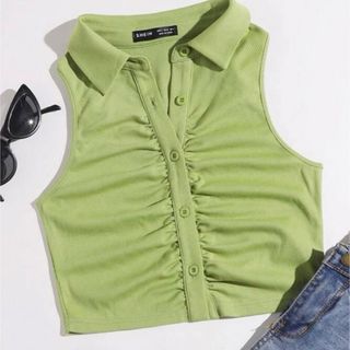 シーイン(SHEIN)のSHEIN ホルダーネックトップ　(ホルターネック)