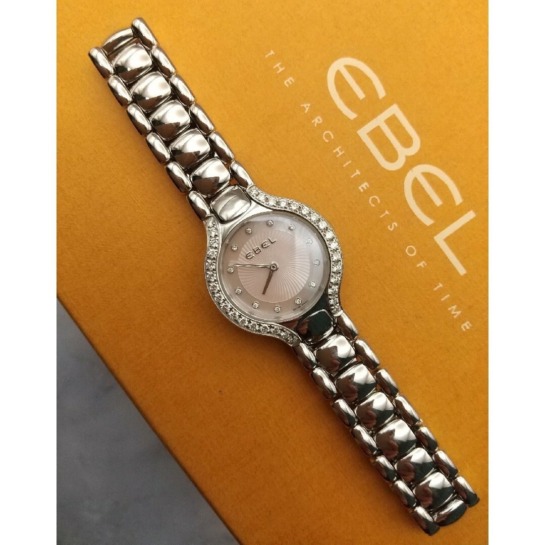 EBEL(エベル)のEBEL エベル ベルーガミニ 希少 美品 ダイヤ レディースクォーツ 箱付 レディースのファッション小物(腕時計)の商品写真