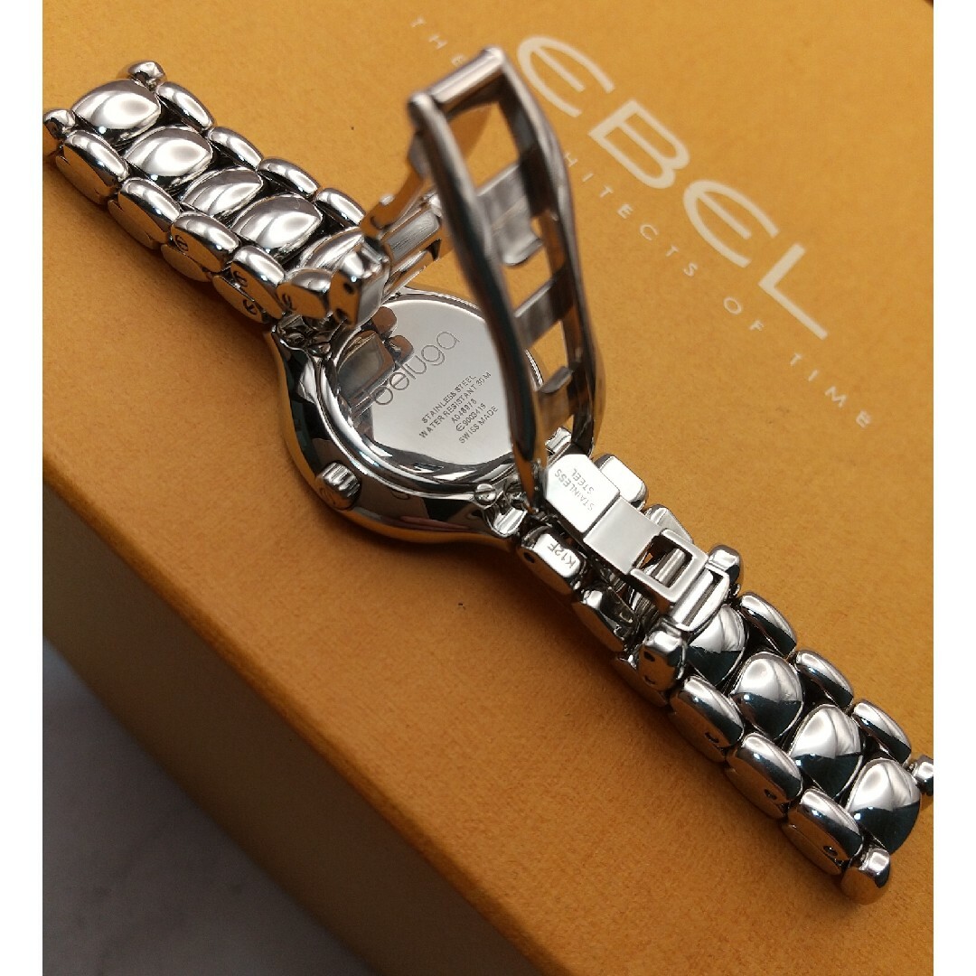 EBEL(エベル)のEBEL エベル ベルーガミニ 希少 美品 ダイヤ レディースクォーツ 箱付 レディースのファッション小物(腕時計)の商品写真