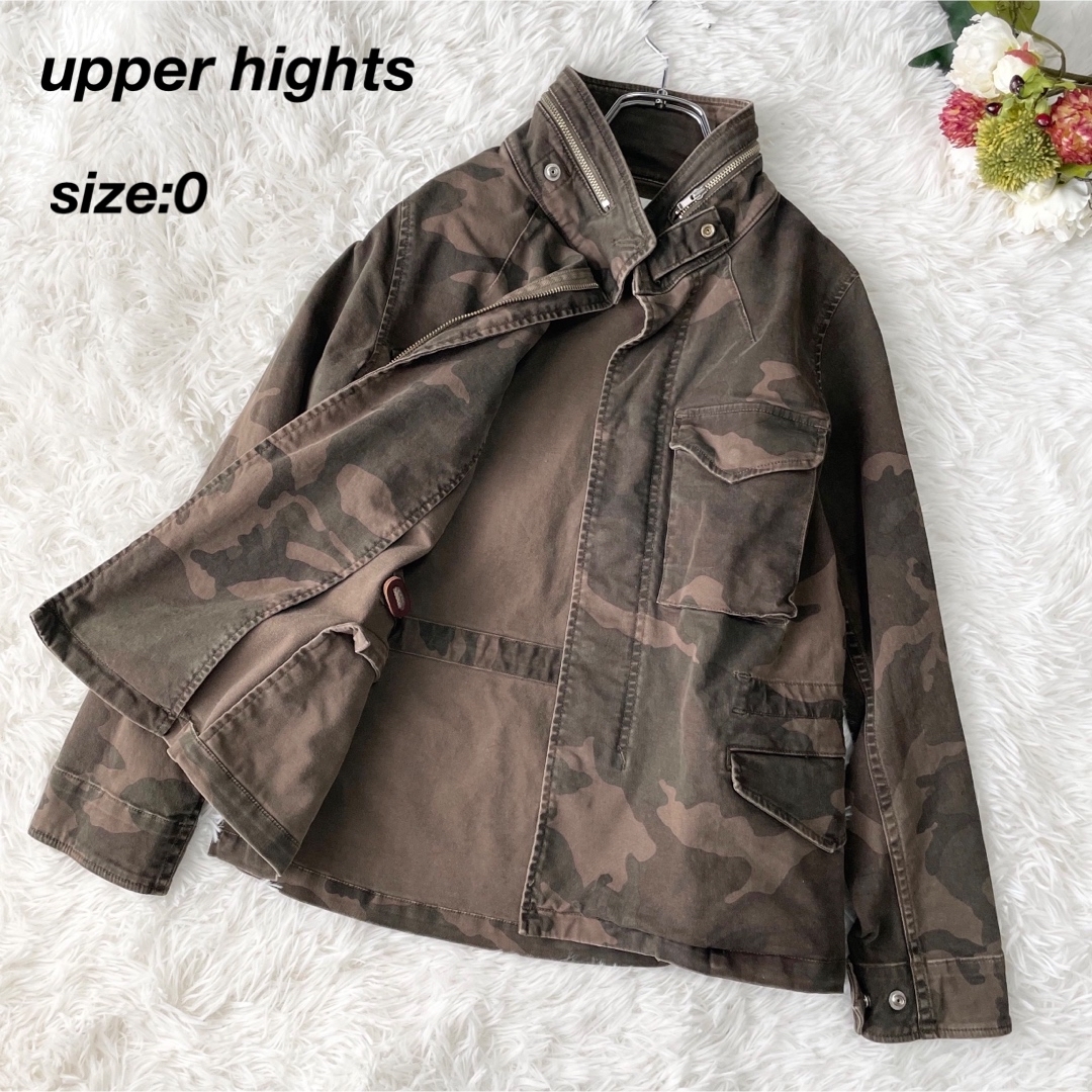 upper hights(アッパーハイツ)のupper hights アッパーハイツ　ミリタリージャケット迷彩柄0 レディースのジャケット/アウター(ミリタリージャケット)の商品写真