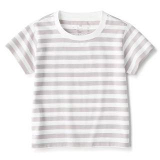 ムジルシリョウヒン(MUJI (無印良品))の無印良品　キッズ　Tシャツ　ライトシルバーグレー(Tシャツ/カットソー)