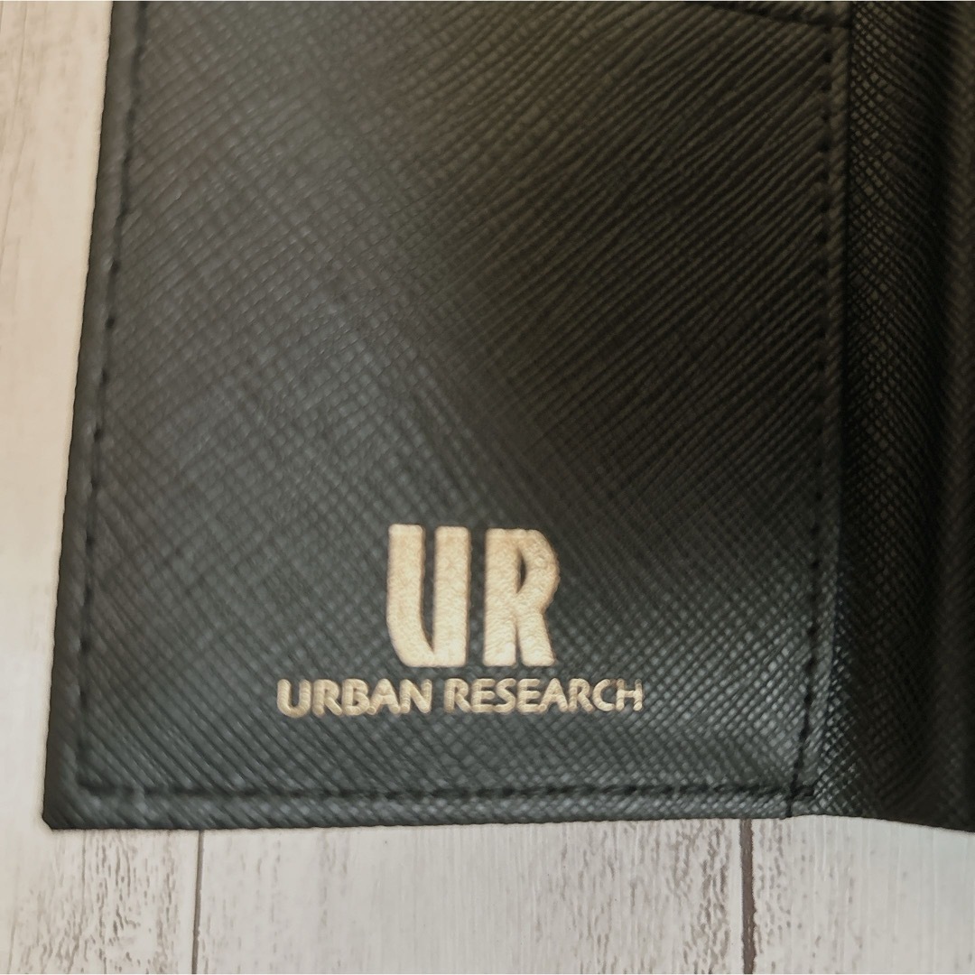 URBAN RESEARCH(アーバンリサーチ)のURBAN RESEARCH  折り財布　三つ折り　黒　ブラック ハラコ レディースのファッション小物(財布)の商品写真