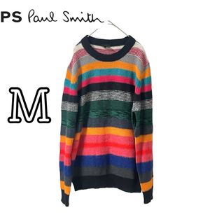 PS Paul smith モヘアニット　XL セーター　ボーダー　ストライプ