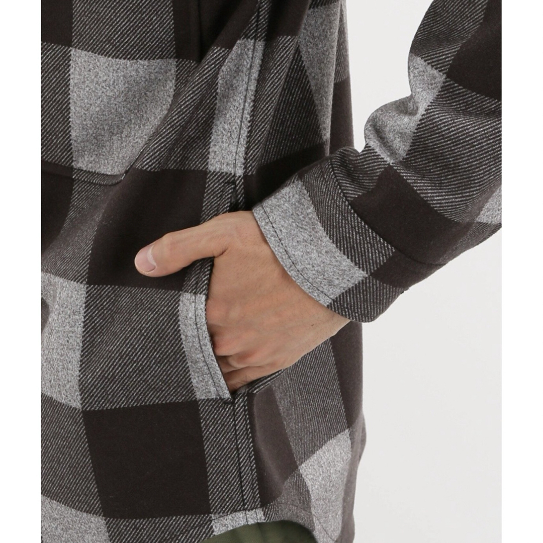 INHERIT(インヘリット)のINHERIT♪ ReTEC WOOL Jersey Check CPO メンズのジャケット/アウター(ノーカラージャケット)の商品写真