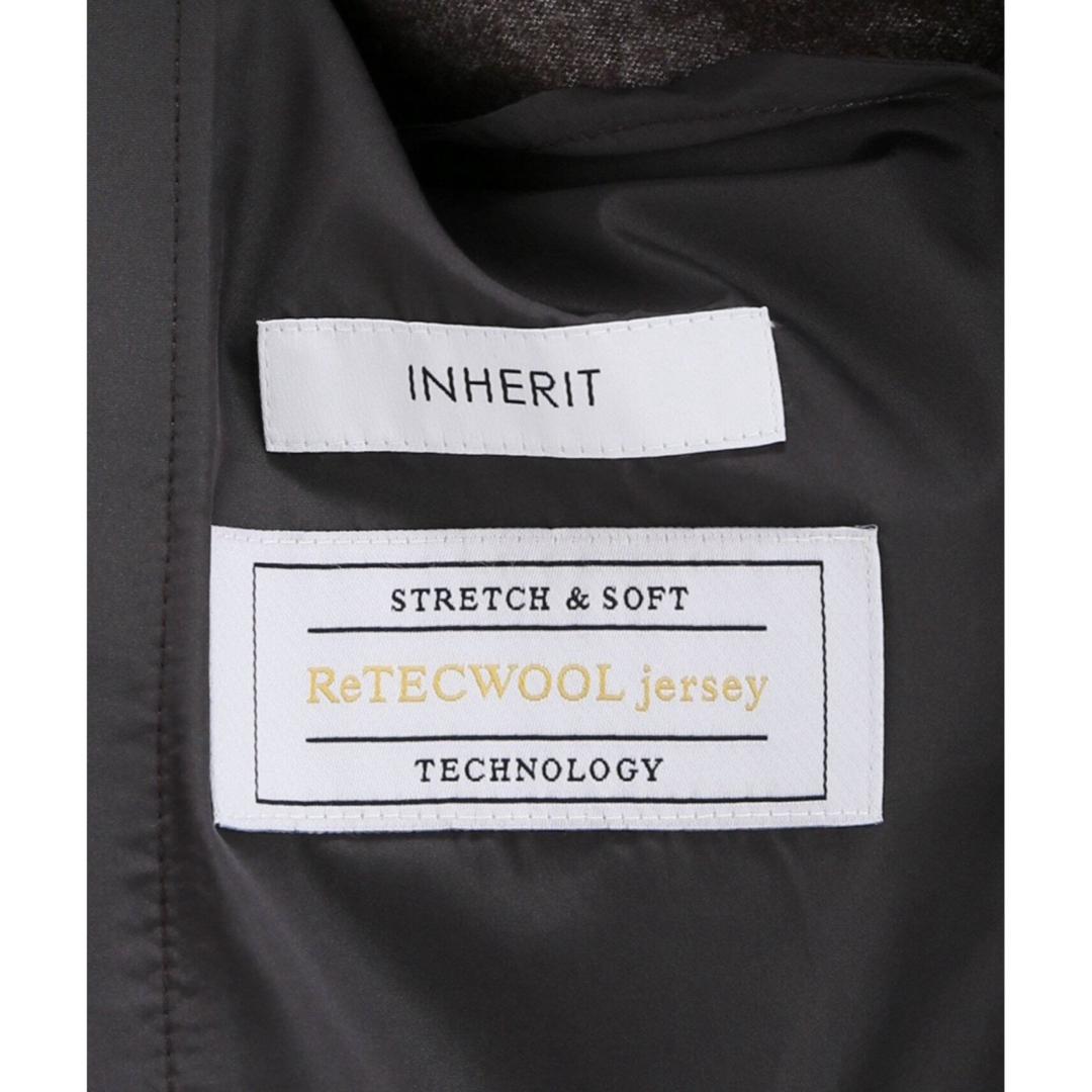 INHERIT(インヘリット)のINHERIT♪ ReTEC WOOL Jersey Check CPO メンズのジャケット/アウター(ノーカラージャケット)の商品写真