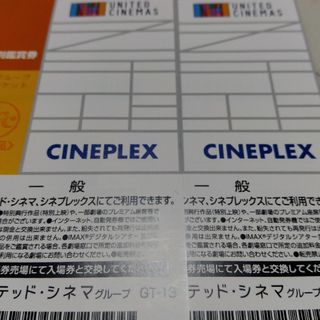 ユナイテッドシネマ映画鑑賞券 二枚組(その他)