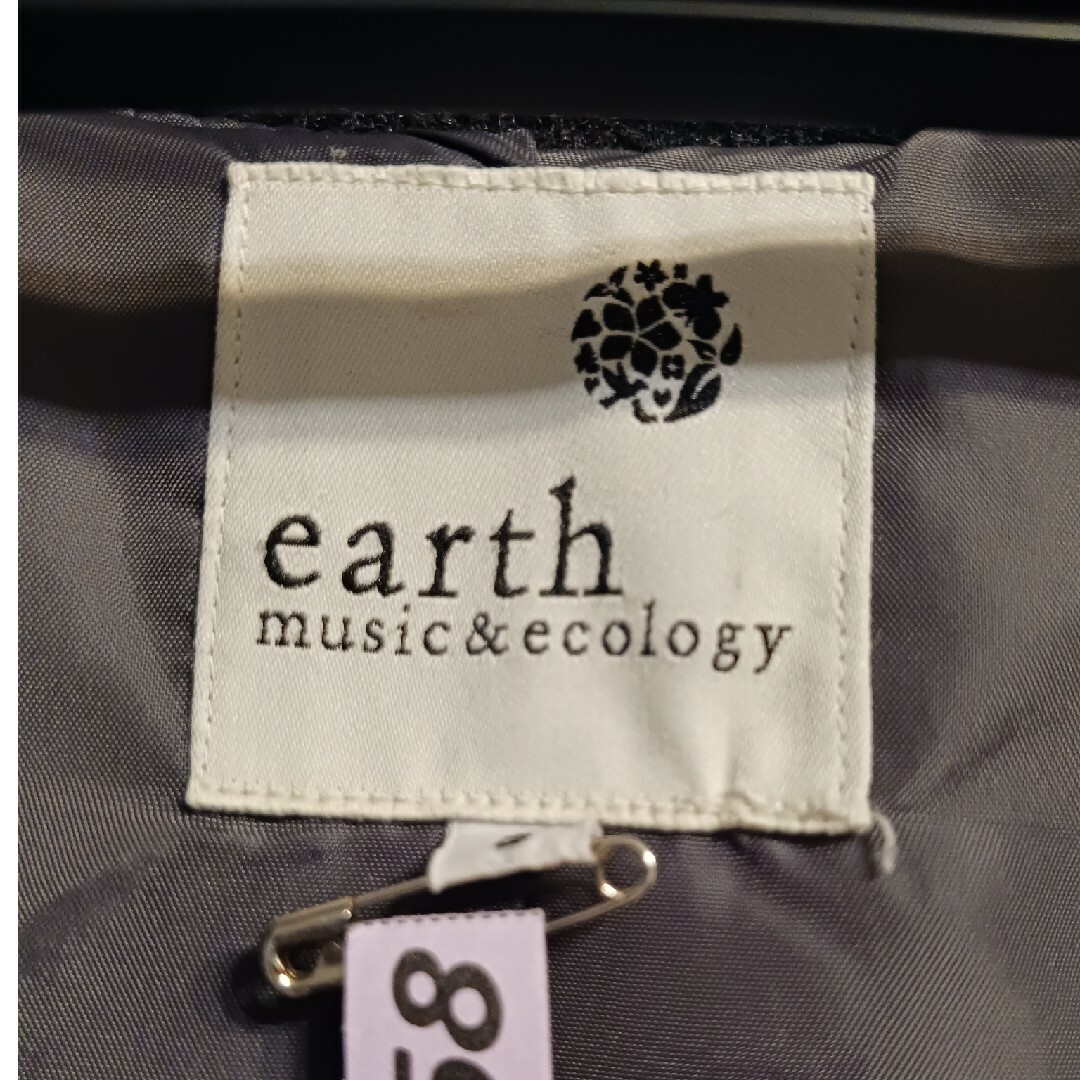 earth music & ecology(アースミュージックアンドエコロジー)の☆earth ☆グレー☆ダウンコート☆美品☆ レディースのジャケット/アウター(ダウンコート)の商品写真