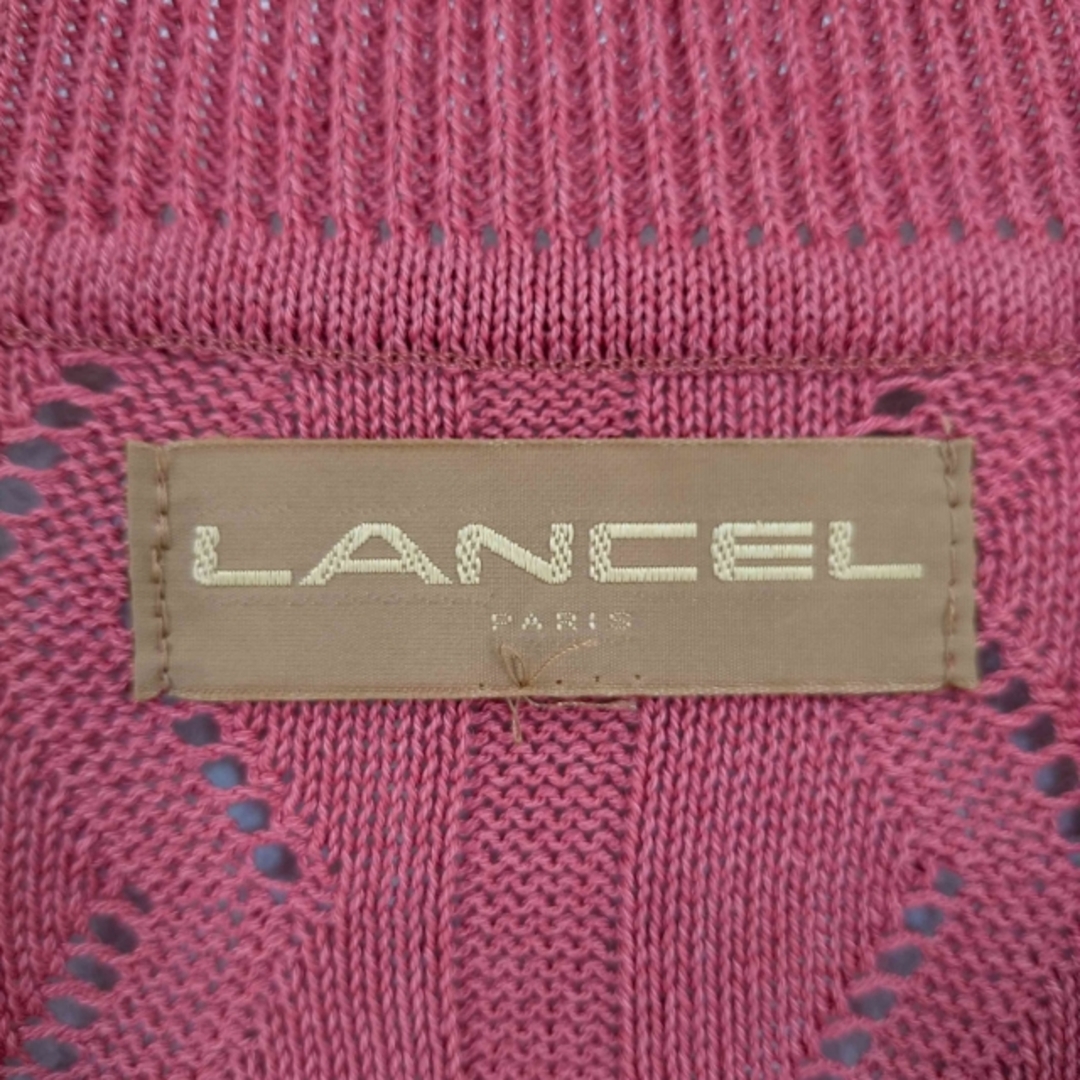 LANCEL(ランセル)のLANCEL(ランセル) 総柄 刺繍デザイン クールレーシーニット レディース レディースのトップス(ニット/セーター)の商品写真