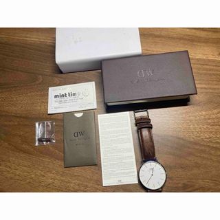 ダニエルウェリントン(Daniel Wellington)のダニエルウェリントン　DW 革ベルト　腕時計(腕時計(アナログ))