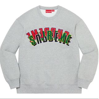 シュプリーム(Supreme)のSupreme Stacked Crewneck "Grey"(スウェット)