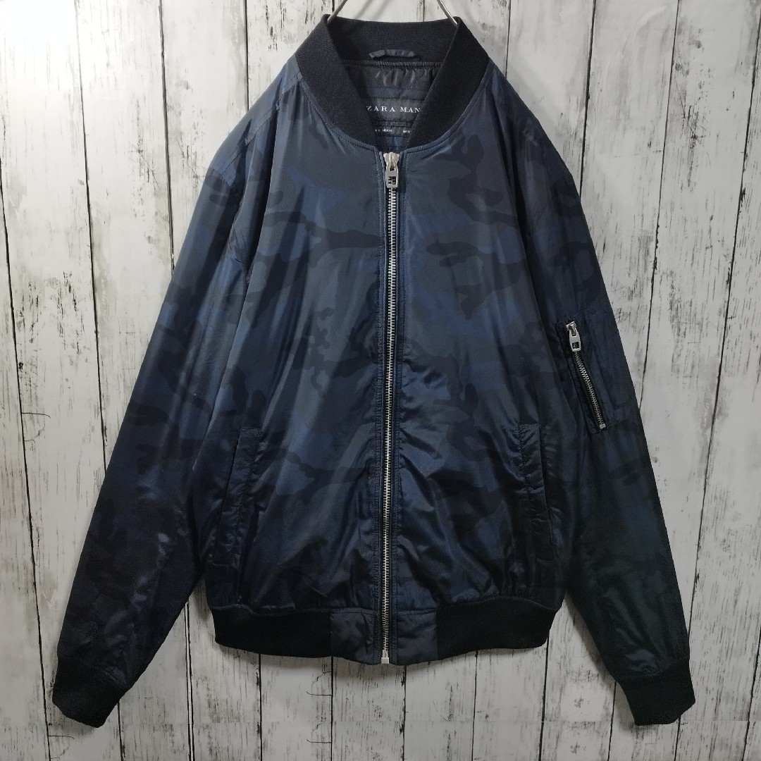 ZARA(ザラ)の【ZARA MAN】Camo Patterned Blouson　D137 メンズのジャケット/アウター(ブルゾン)の商品写真