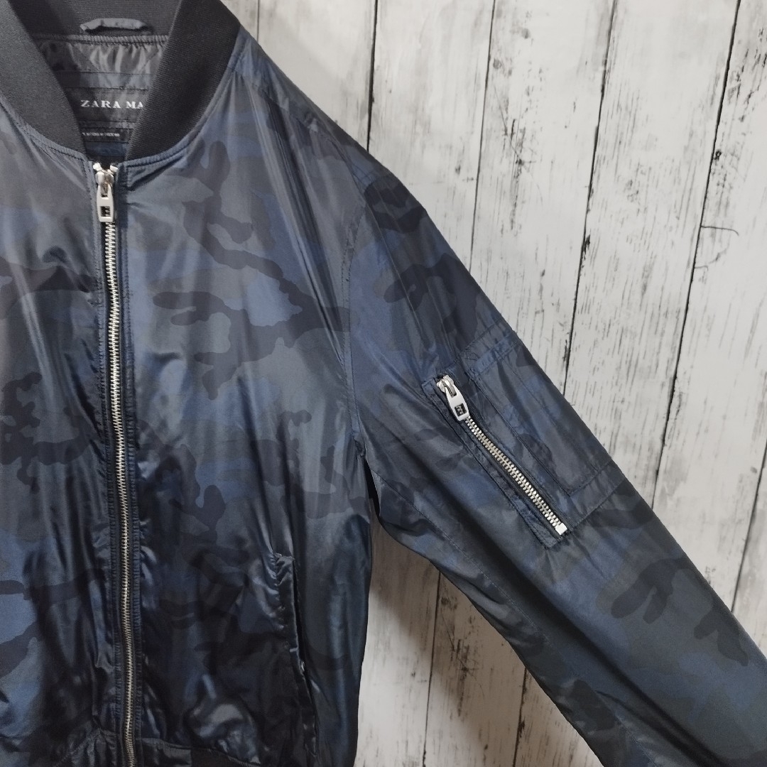 ZARA(ザラ)の【ZARA MAN】Camo Patterned Blouson　D137 メンズのジャケット/アウター(ブルゾン)の商品写真