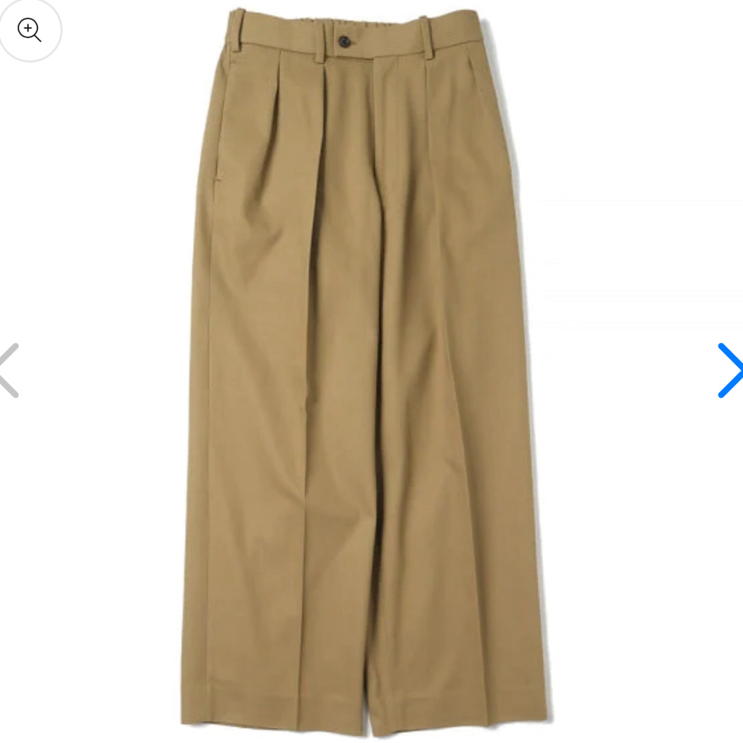 MARKAWEAR(マーカウェア)の新品未使用　MARKAWARE  DOUBLE PLEATED TROUSERS メンズのパンツ(スラックス)の商品写真