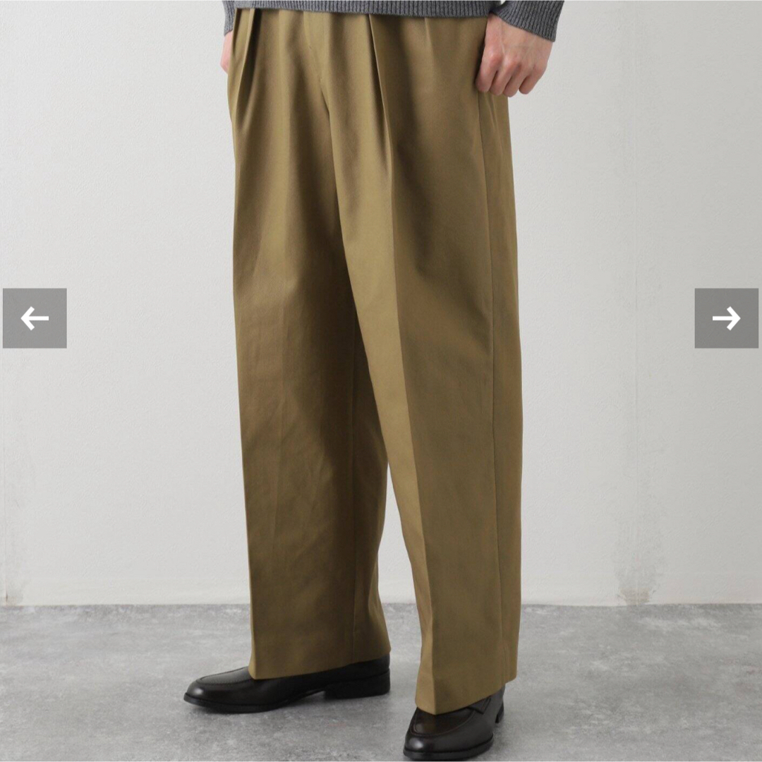 MARKAWEAR(マーカウェア)の新品未使用　MARKAWARE  DOUBLE PLEATED TROUSERS メンズのパンツ(スラックス)の商品写真