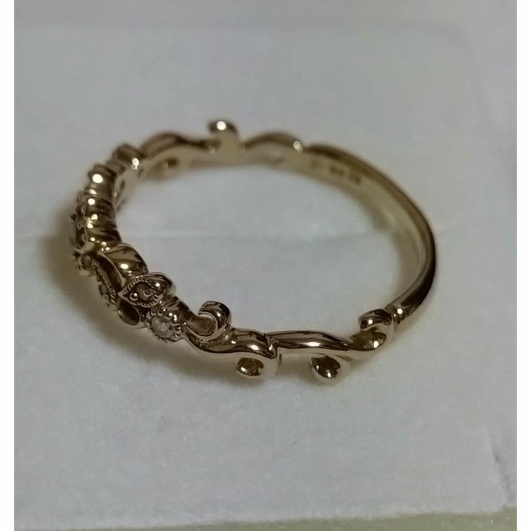 天然アレキサンドライト K18／18金 指輪 13号 レディースのアクセサリー(リング(指輪))の商品写真