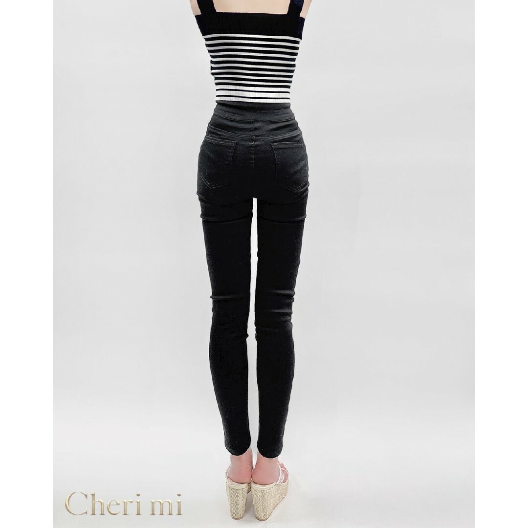 Cheri mi(シェリミー)の新品♡cheri mi♡ハイウエスト美脚スキニーパンツ M シェリミー レディースのパンツ(スキニーパンツ)の商品写真