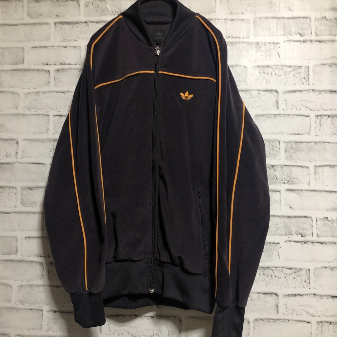 Originals（adidas）(オリジナルス)の希少XLブラウンベロア⭐️90s adidas トラックジャケットvintage メンズのトップス(ジャージ)の商品写真