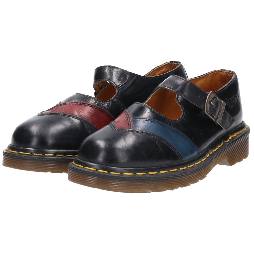 Dr.Martens(ドクターマーチン)の古着 ドクターマーチン Dr.Martens ストラップシューズ 英国製 4 レディース22.5cm /saa009289 レディースの靴/シューズ(ブーツ)の商品写真