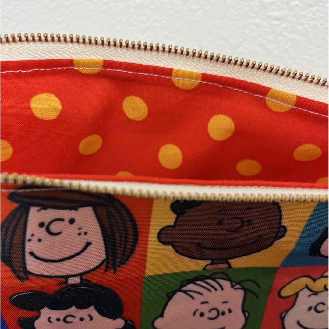 PEANUTS(ピーナッツ)のSALE⭐️PEANUTS おっきなポーチ ハンドメイドのファッション小物(ポーチ)の商品写真