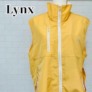 リンクス(Lynx)の【美品】Lyxn リンクス ベスト フィッシングベスト イエロー M(ベスト)