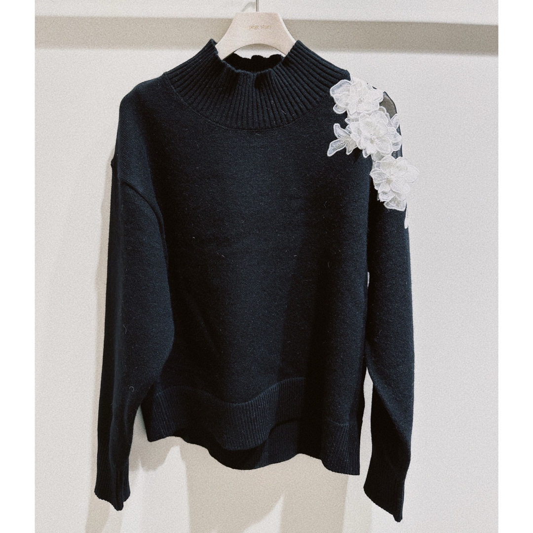 Apuweiser-riche - Apuweiser-riche 3Dフラワーモチーフ刺繍 Apuweiser-riche - Apuweiser-riche 3Dフラワーモチーフ刺繍