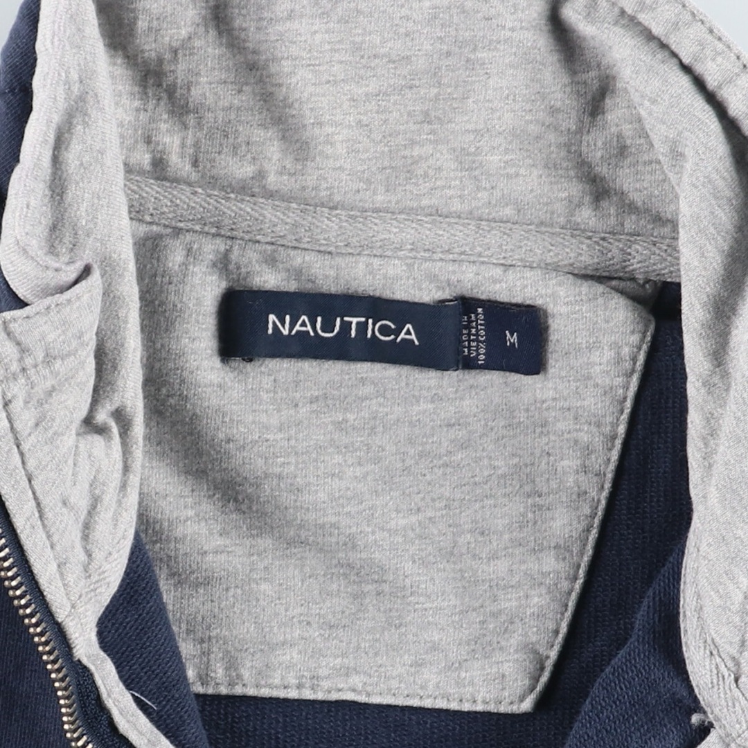 NAUTICA(ノーティカ)の古着 ノーティカ NAUTICA ハーフジップスウェットシャツ トレーナー メンズM /eaa415918 メンズのトップス(スウェット)の商品写真