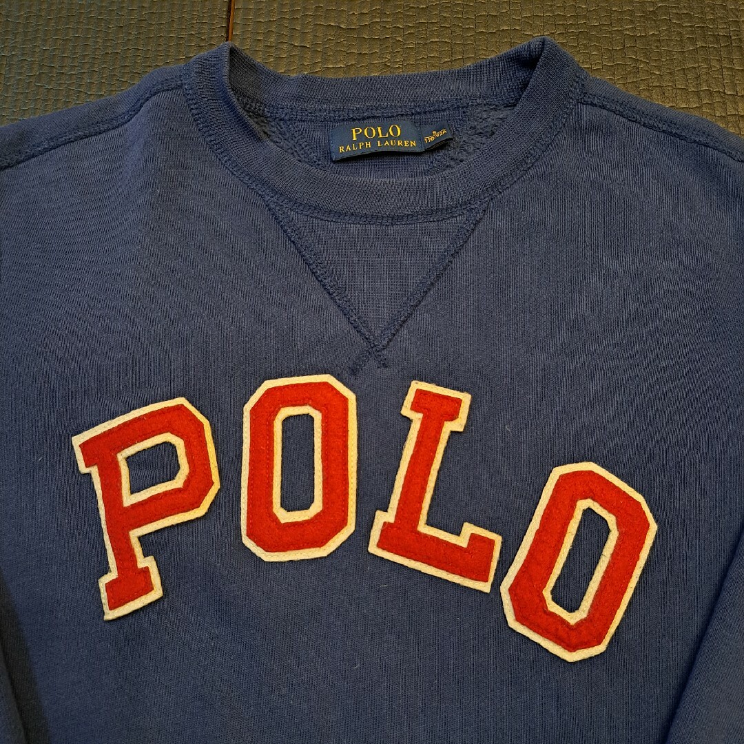 POLO RALPH LAUREN(ポロラルフローレン)のポロラルフローレン　ビッグロゴ　トレーナー　スウェット　ネイビー メンズのトップス(スウェット)の商品写真