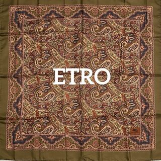 ETRO - 難アリ ETRO シルク、ウール混スカーフの通販 by みたこ's shop