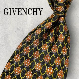 美品 GIVENCHY ジバンシー てんとう虫柄 水玉柄 総柄 ネクタイ(ネクタイ)