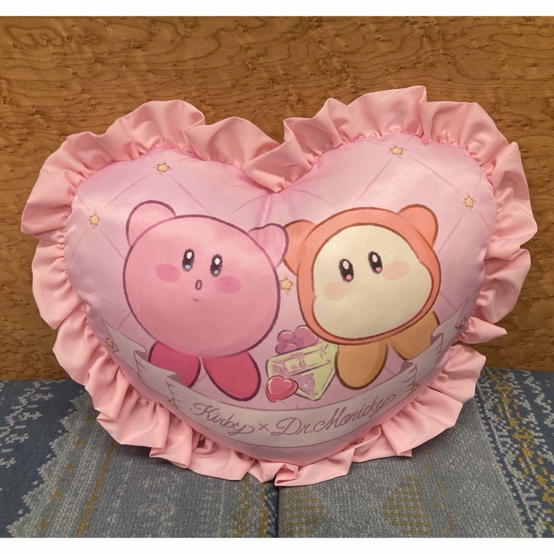 星のカービィ Kirby×Dr.MORICKY フリルハートクッション ピンク | フリマアプリ ラクマ