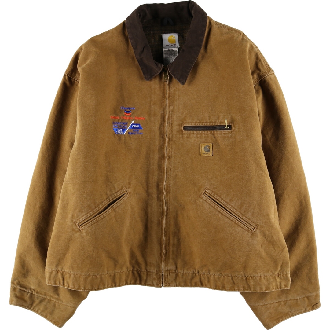 carhartt(カーハート)の古着 ビッグサイズ 00年代 カーハート Carhartt デトロイトジャケット ダックワークジャケット USA製 5XL Regular メンズXXXXL /evb004440 メンズのジャケット/アウター(その他)の商品写真