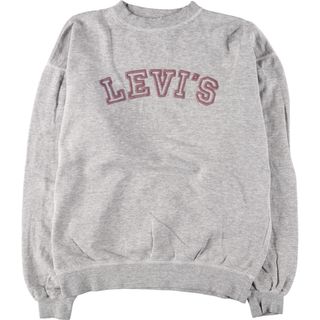 リーバイス(Levi's)の古着 90年代 リーバイス Levi's LEVI STRAUSS & CO. ロゴスウェットシャツ トレーナー メンズXL ヴィンテージ /eaa389835(スウェット)