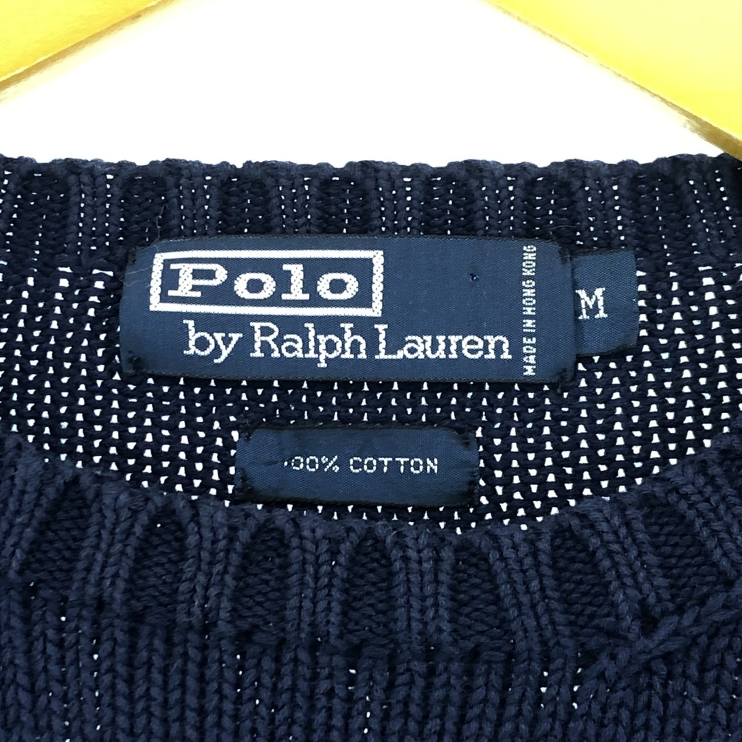 Ralph Lauren(ラルフローレン)の古着 ラルフローレン Ralph Lauren POLO by Ralph Lauren コットンニットセーター レディースM /eaa389542 レディースのトップス(ニット/セーター)の商品写真