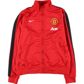 ナイキ(NIKE)の古着 ナイキ NIKE MANCHESTER UNITED マンチェスターユナイテッド バックプリント ジャージ トラックジャケット メンズL /eaa415897(その他)