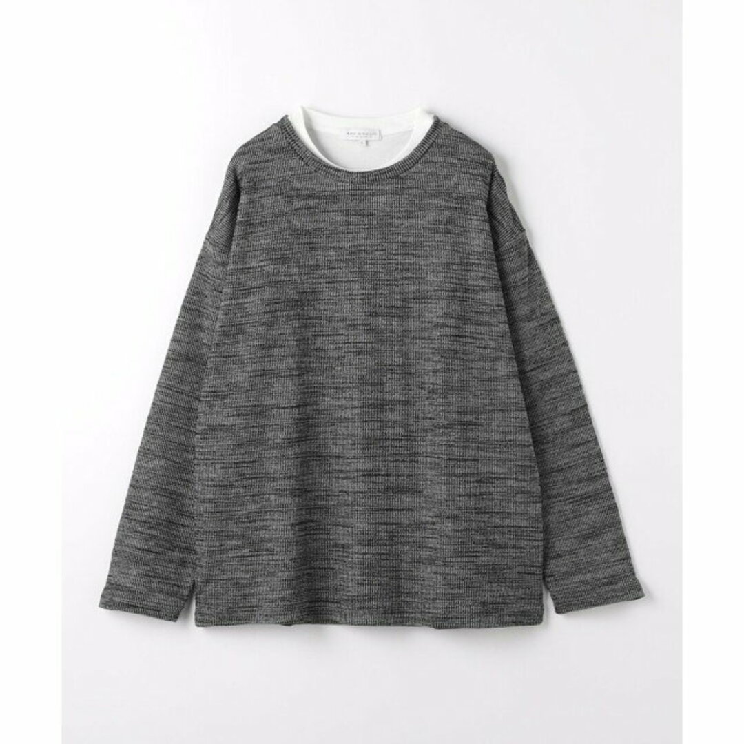 a day in the life(アデイインザライフ)の【DK.GRAY】【L】ドビーワッフル レイヤードカットソー<A DAY IN THE LIFE> メンズのトップス(Tシャツ/カットソー(半袖/袖なし))の商品写真