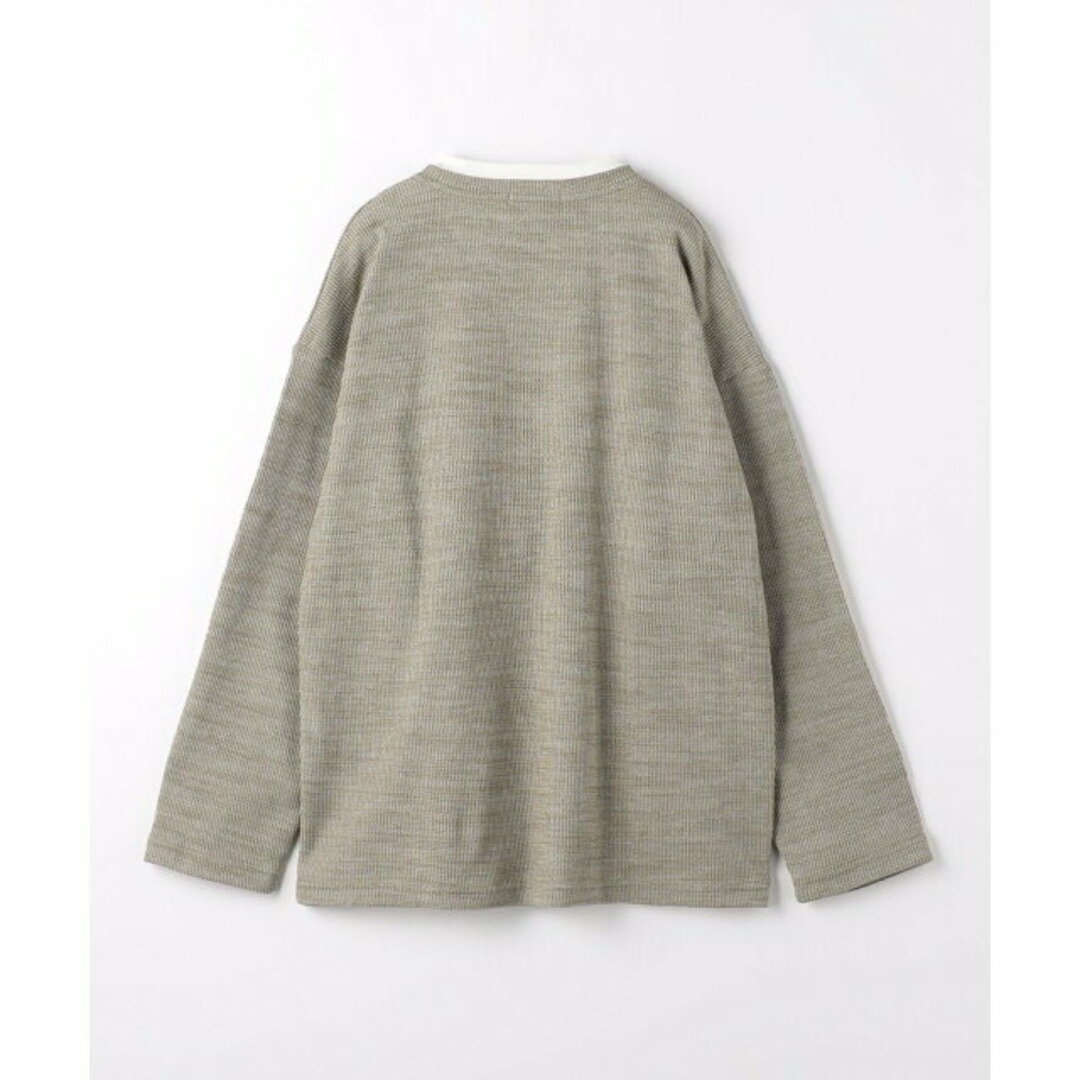 a day in the life(アデイインザライフ)の【BEIGE】ドビーワッフル レイヤードカットソー<A DAY IN THE LIFE> メンズのトップス(Tシャツ/カットソー(半袖/袖なし))の商品写真