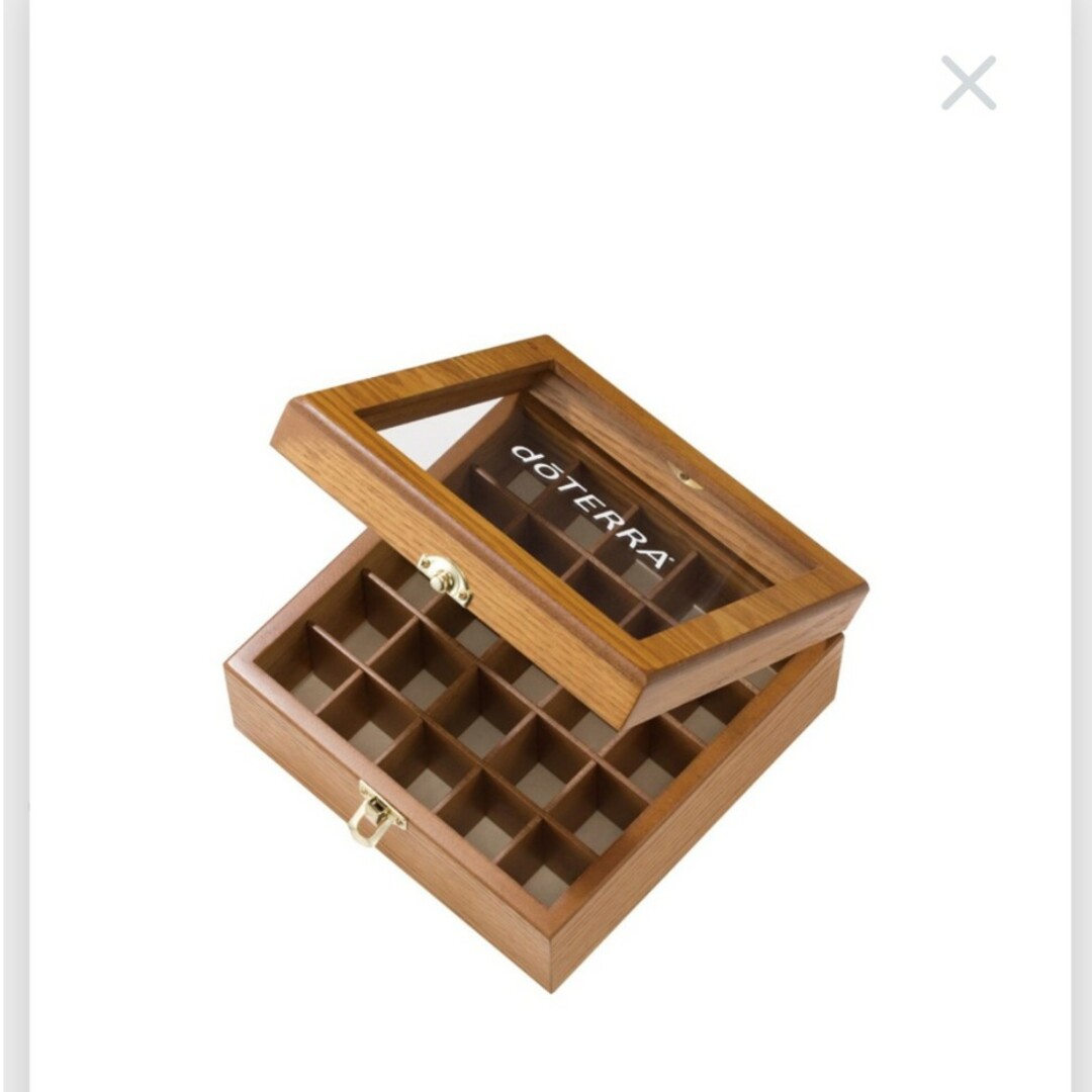 doTERRA ドテラ ウッドボックス 小窓 木箱 50本収納 ケース 好きに ドテラ doTERRA ウッドボックス ケース 50本収納 木箱 小