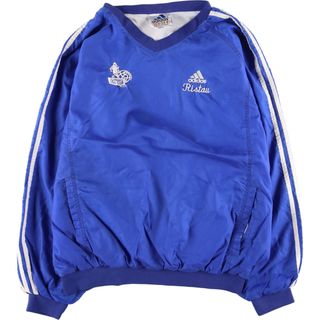 アディダス(adidas)の古着 90年代 アディダス adidas Vネック ナイロンプルオーバー メンズM ヴィンテージ /eaa412874(ナイロンジャケット)