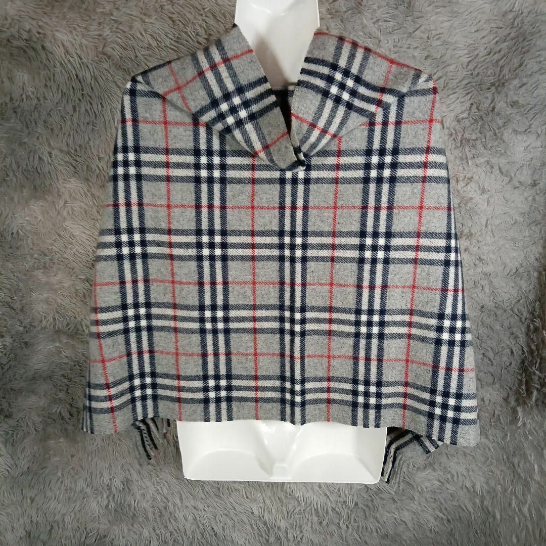 BURBERRY(バーバリー)のⅡ30超美品　バーバリーズ　ストール　ブランケット　ノバチェック　グレー レディースのファッション小物(ストール/パシュミナ)の商品写真