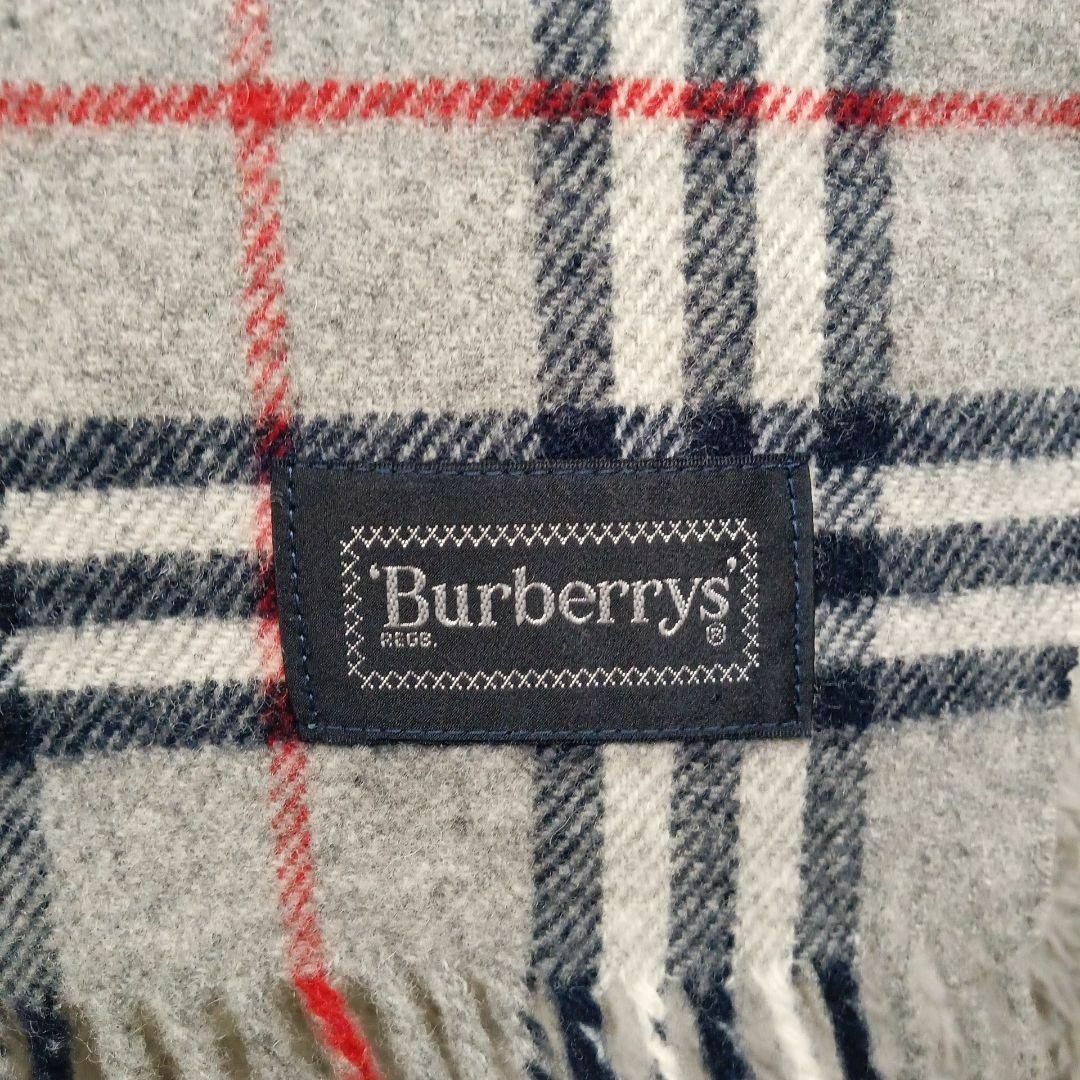 BURBERRY(バーバリー)のⅡ30超美品　バーバリーズ　ストール　ブランケット　ノバチェック　グレー レディースのファッション小物(ストール/パシュミナ)の商品写真