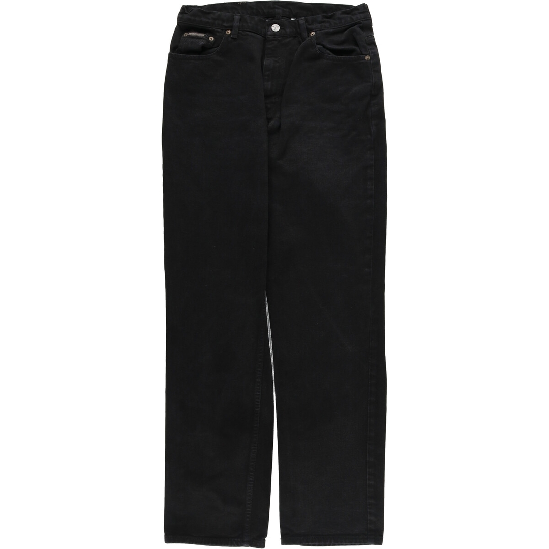 Calvin Klein(カルバンクライン)の古着 カルバンクライン Calvin klein JEANS ブラックデニムパンツ レディースL(w29) /eaa414206 レディースのパンツ(デニム/ジーンズ)の商品写真