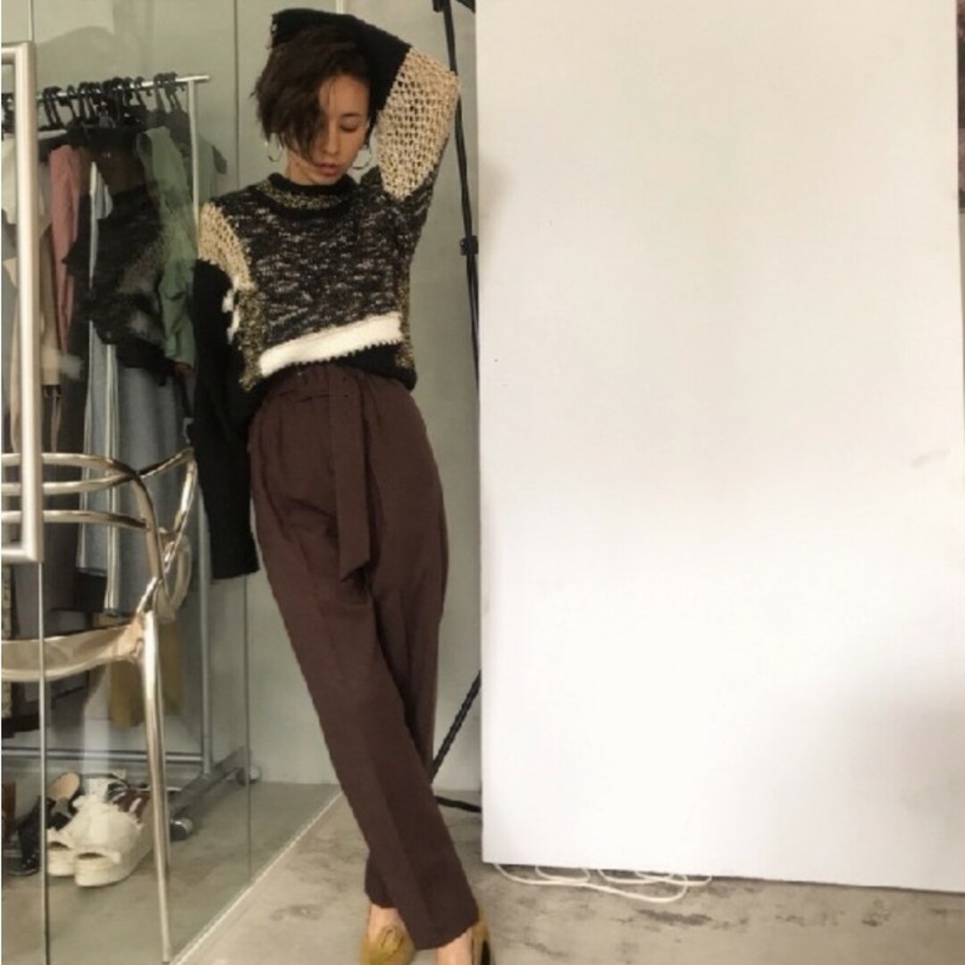 Ameri VINTAGE(アメリヴィンテージ)のAmeri VINTAGE　SPARKLE LAME KNIT レディースのトップス(ニット/セーター)の商品写真