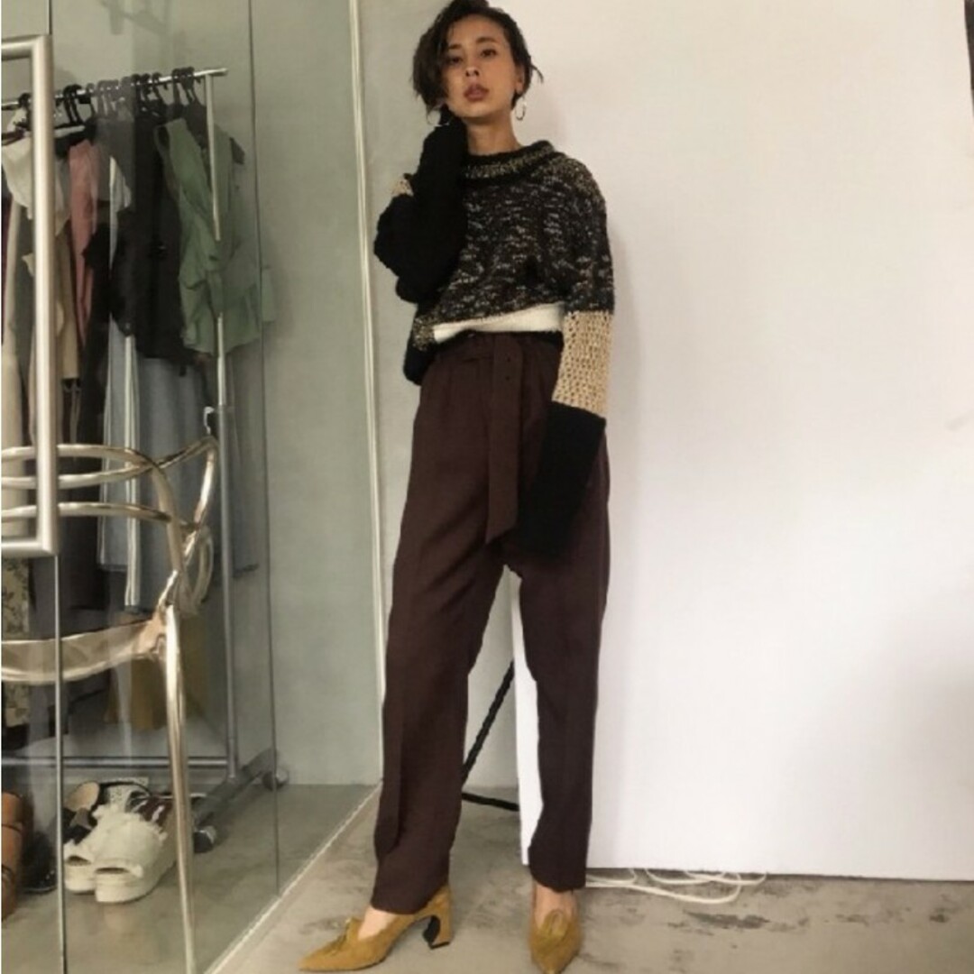 Ameri VINTAGE(アメリヴィンテージ)のAmeri VINTAGE　SPARKLE LAME KNIT レディースのトップス(ニット/セーター)の商品写真