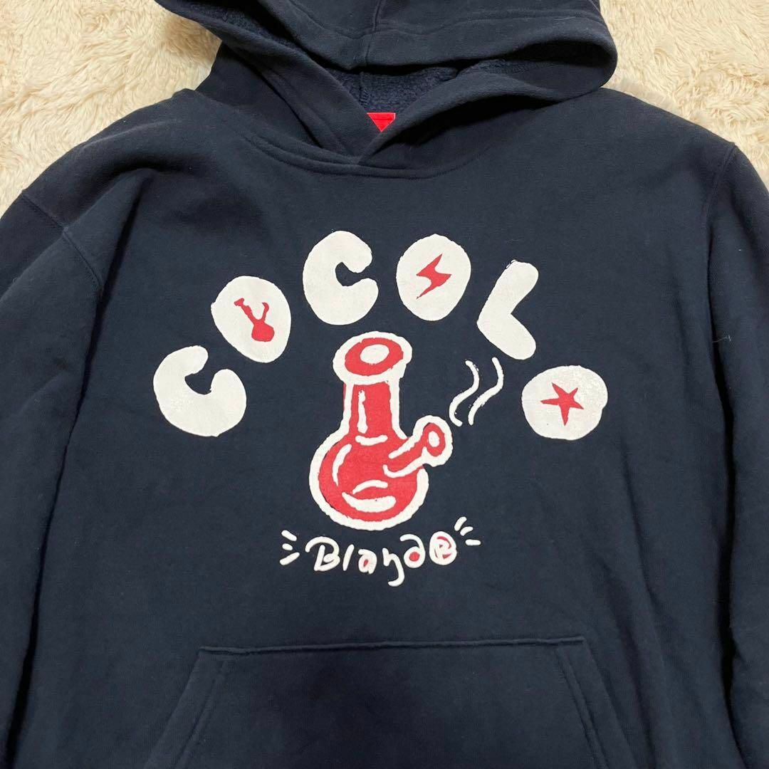 COCOLOBLAND(ココロブランド)のCOCOLO BLAND プルオーバーパーカー ネイビー S メンズのトップス(パーカー)の商品写真