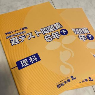 予習シリーズ　週テスト問題集　6年下(語学/参考書)