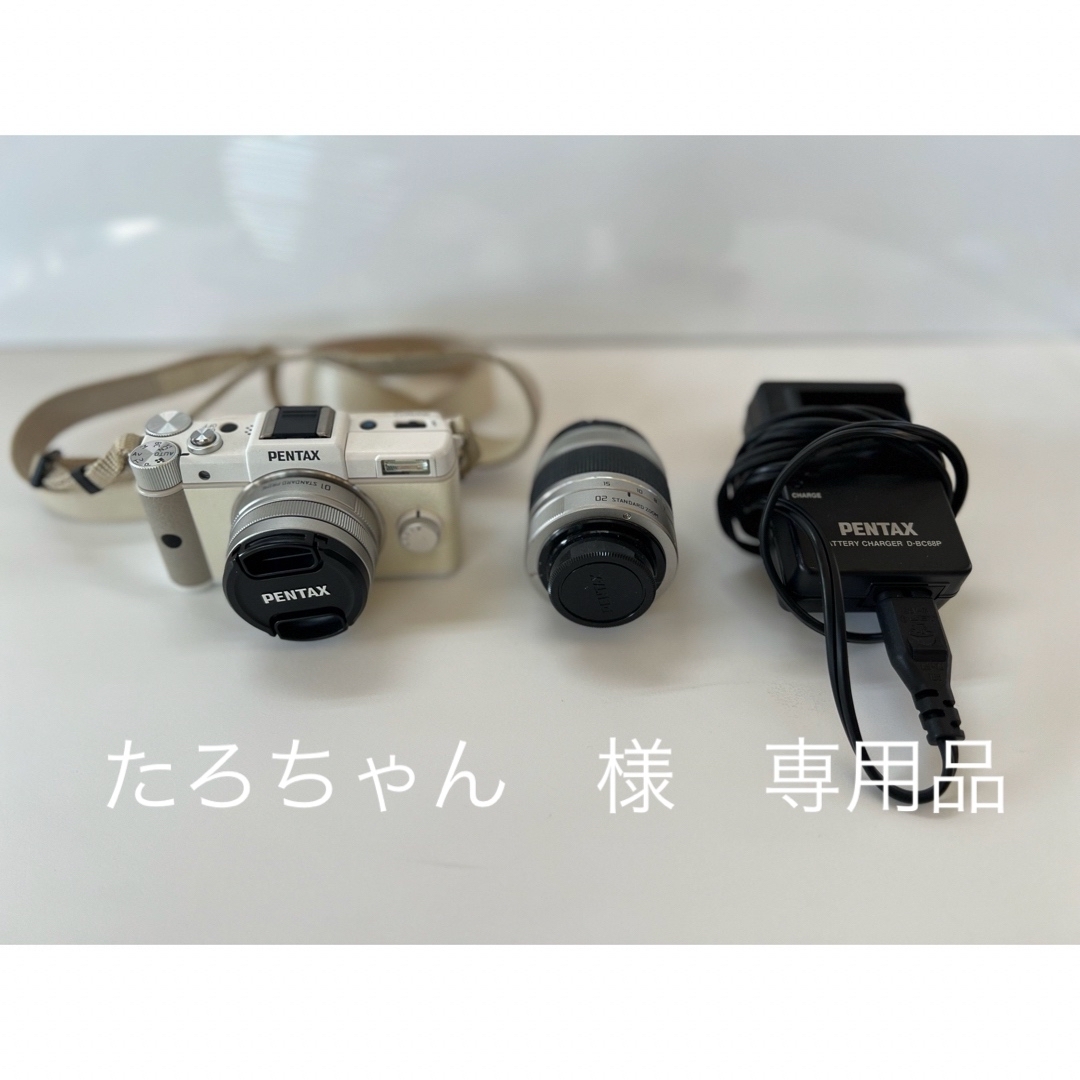 PENTAX(ペンタックス)のペンタックス Pentax Q Digital Camera White  スマホ/家電/カメラのカメラ(デジタル一眼)の商品写真